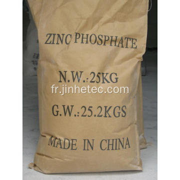 Formule chimique de phosphate de zinc pour peinture anticorrosion